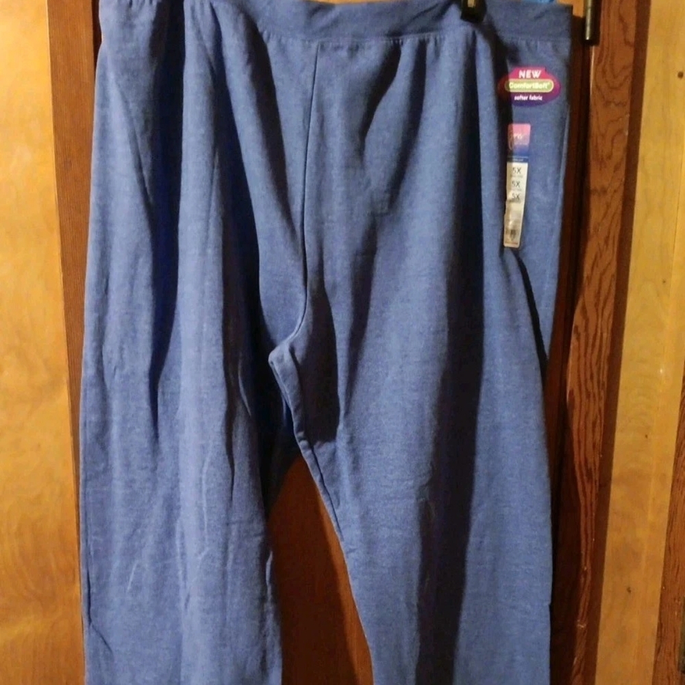 Just My Size Blue Knit Pants Size 5x